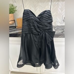 ABS Allen Schwartz evening mini dress. Size 10 in black.